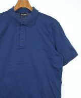 GIORGIO ARMANI（ジョルジオアルマーニ）ポロシャツ 紺 サイズ:50(XL位) メンズ/2200697385055