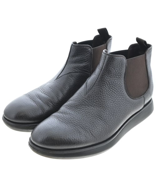 GIORGIO ARMANI(ジョルジオアルマーニ)ブーツ 黒 サイズ:8(27cm位)/2200700737307