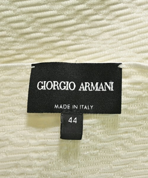 GIORGIO ARMANI（ジョルジオアルマーニ）Tシャツ・カットソー 白 サイズ:44(L位) レディース/2200655728115