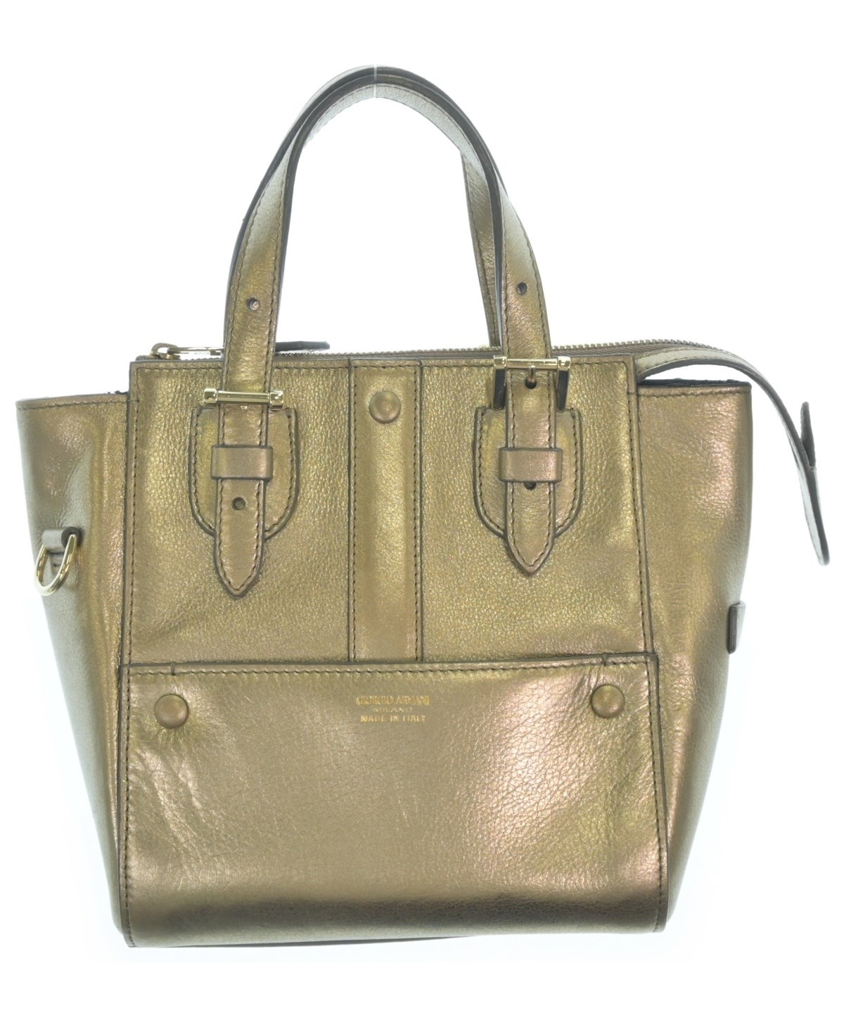 GIORGIO ARMANI（ジョルジオアルマーニ）ショルダーバッグ ゴールド