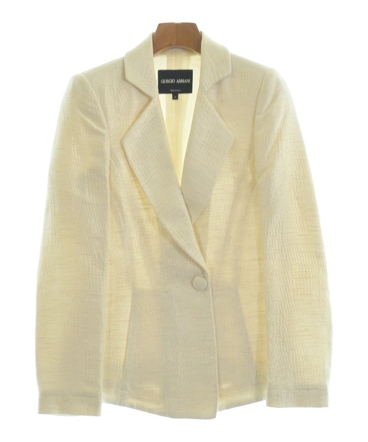GIORGIO ARMANI（ジョルジオアルマーニ）ジャケット 白 サイズ:36(XS位