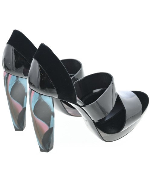 GIORGIO ARMANI（ジョルジオアルマーニ）サンダル 黒 サイズ:EU37(23.5cm位) レディース/2200659027085