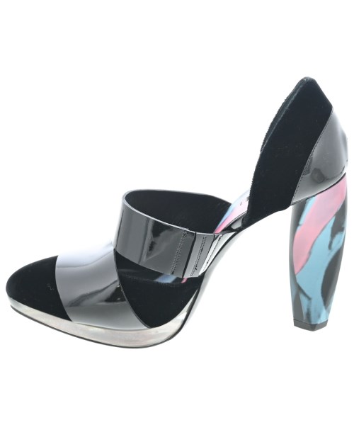 GIORGIO ARMANI（ジョルジオアルマーニ）サンダル 黒 サイズ:EU37(23.5cm位) レディース/2200659027085