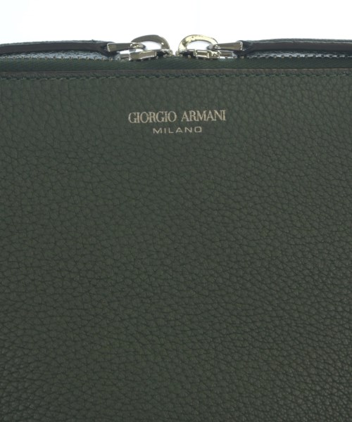 GIORGIO ARMANI（ジョルジオアルマーニ）クラッチバッグ 緑 サイズ:- メンズ/2200660086026