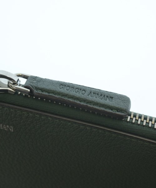 GIORGIO ARMANI（ジョルジオアルマーニ）クラッチバッグ 緑 サイズ:- メンズ/2200660086026