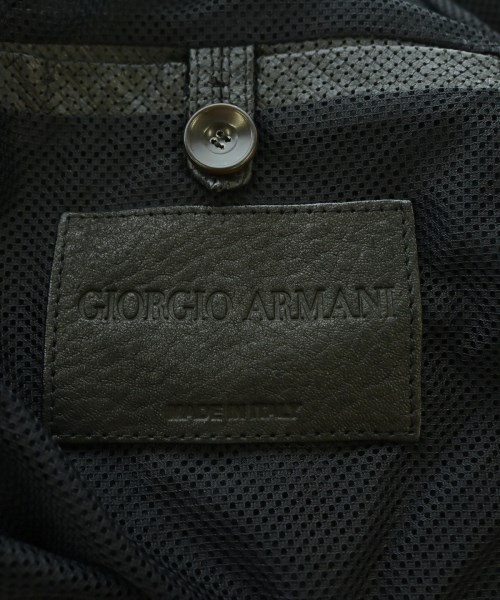 GIORGIO ARMANI（ジョルジオアルマーニ）カジュアルジャケット 黒 サイズ:48(L位) メンズ/2200711276017