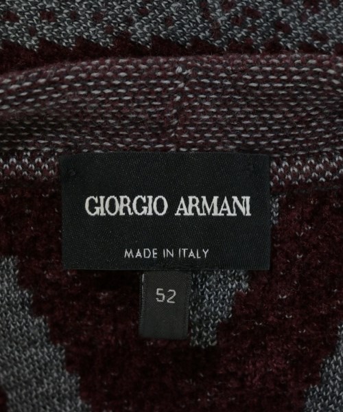GIORGIO ARMANI（ジョルジオアルマーニ）ニット・セーター 赤 サイズ:52(XXL位) メンズ/2200712808088