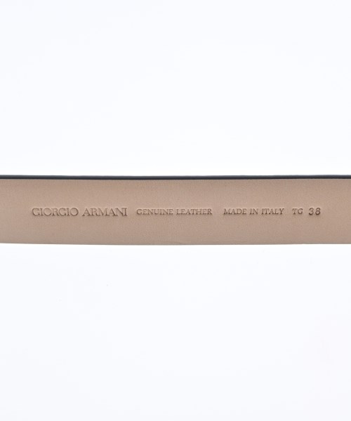 GIORGIO ARMANI（ジョルジオアルマーニ）ベルト 黒 サイズ:38 レディース/2200713252057