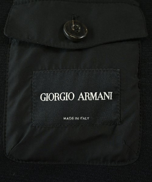 GIORGIO ARMANI（ジョルジオアルマーニ）カジュアルジャケット 黒 サイズ:46(M位) メンズ/2200716107095