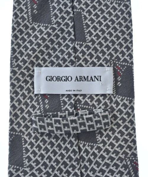 GIORGIO ARMANI（ジョルジオアルマーニ）ネクタイ グレー サイズ:- メンズ/2200717613014
