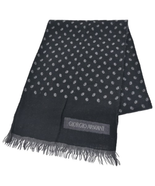 GIORGIO ARMANI(ジョルジオアルマーニ)マフラー 黒 サイズ:-/2200634257100