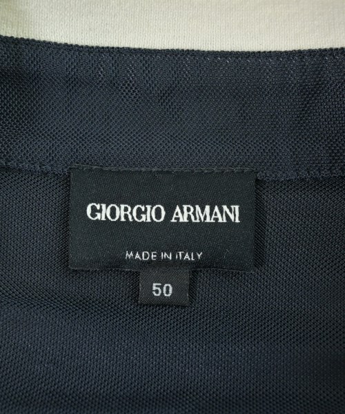 GIORGIO ARMANI（ジョルジオアルマーニ）ポロシャツ 紺 サイズ:50(XL位) メンズ/2200645960051