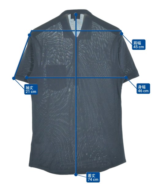 GIORGIO ARMANI（ジョルジオアルマーニ）ポロシャツ 紺 サイズ:50(XL位) メンズ/2200645960051