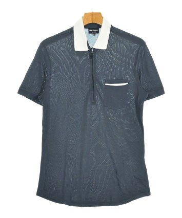 みつ 新品 ジョルジオアルマーニ GIORGIO ARMANI ポロシャツ GIORGIO ARMANI（ジョルジオアルマーニ）ポロシャツ 紺 サイズ:50(XL位