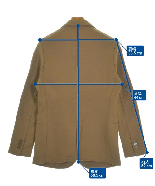 GIORGIO ARMANI（ジョルジオアルマーニ）カジュアルジャケット 茶 サイズ:44(S位) メンズ/2200646623122