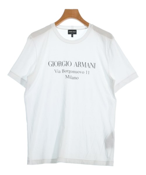 GIORGIO ARMANI(ジョルジオアルマーニ)Tシャツ・カットソー 白 サイズ:52(XXL位)/2200648314110