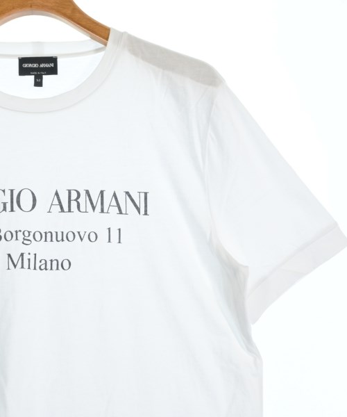 GIORGIO ARMANI（ジョルジオアルマーニ）Tシャツ・カットソー 白 サイズ:52(XXL位) メンズ/2200648314110