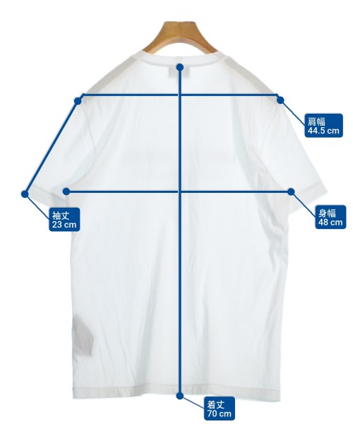 GIORGIO ARMANI（ジョルジオアルマーニ）Tシャツ・カットソー 白 サイズ:52(XXL位) メンズ/2200648314110