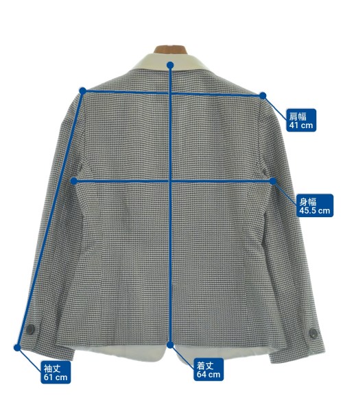 GIORGIO ARMANI（ジョルジオアルマーニ）カジュアルジャケット 白 サイズ:48(XXL位) レディース/2200649111053