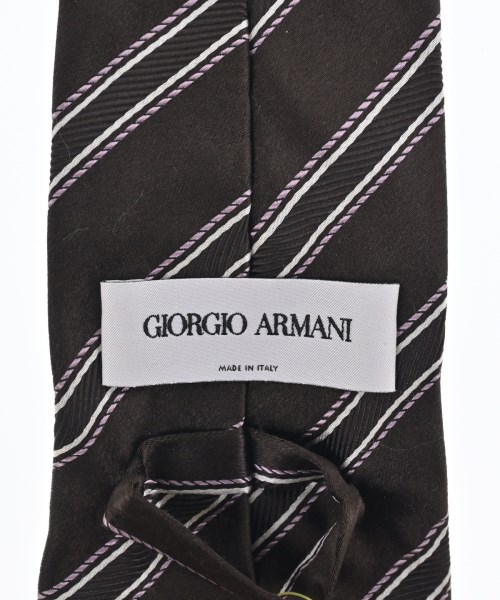 GIORGIO ARMANI（ジョルジオアルマーニ）ネクタイ 茶 サイズ:- メンズ/2200651274050