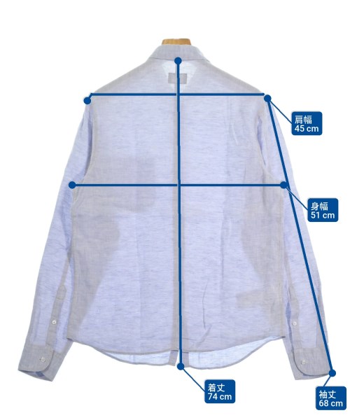 GIORGIO ARMANI（ジョルジオアルマーニ）カジュアルシャツ グレー サイズ:40(L位) メンズ/2200653244013