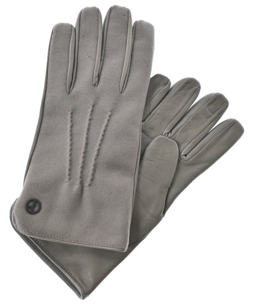 GIORGIO ARMANI(ジョルジオアルマーニ)手袋 グレー サイズ:L/2200654116036