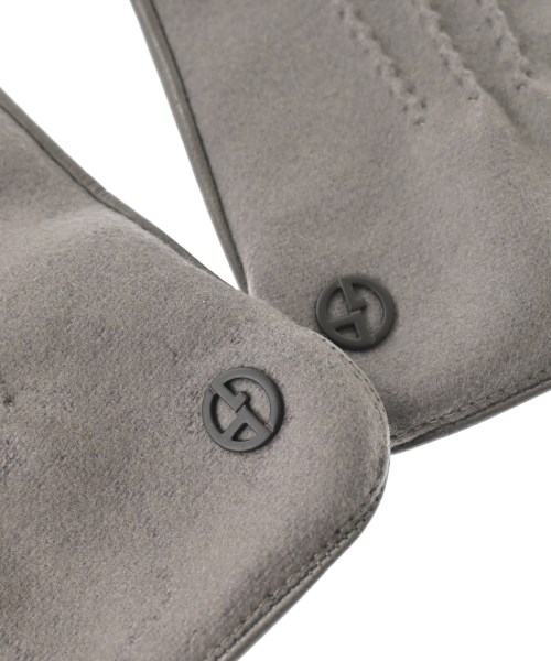 GIORGIO ARMANI（ジョルジオアルマーニ）手袋 グレー サイズ:L メンズ/2200654116036