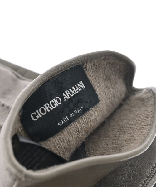 GIORGIO ARMANI（ジョルジオアルマーニ）手袋 グレー サイズ:L メンズ/2200654116036