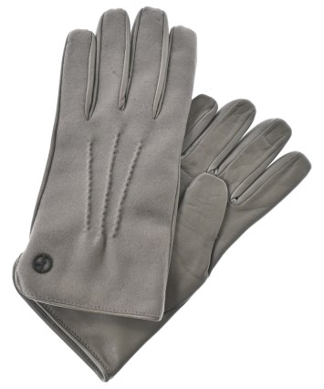 GIORGIO ARMANI（ジョルジオアルマーニ）手袋 グレー サイズ:L メンズ