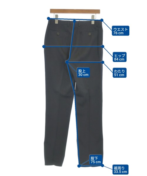 GIORGIO ARMANI（ジョルジオアルマーニ）スラックス 黒 サイズ:48(L位) メンズ/2200654293027