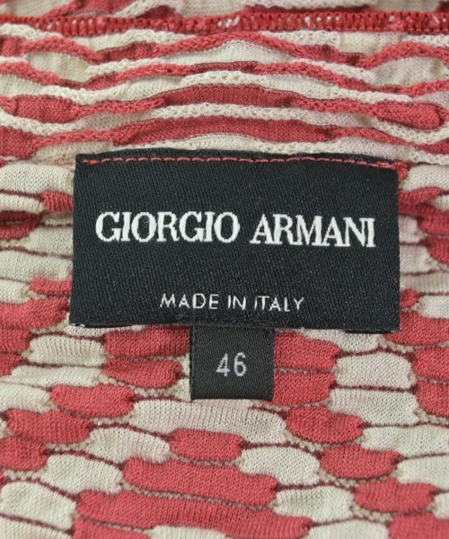 GIORGIO ARMANI（ジョルジオアルマーニ）Tシャツ・カットソー 赤 サイズ:46(M位) メンズ/2200702705076