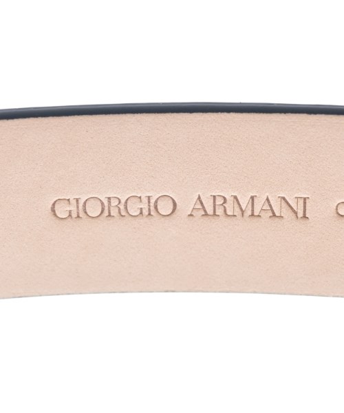 GIORGIO ARMANI（ジョルジオアルマーニ）ベルト 黒 サイズ:36 レディース/2200705616089