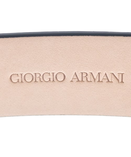 GIORGIO ARMANI（ジョルジオアルマーニ）ベルト 黒 サイズ:36 レディース/2200705616126