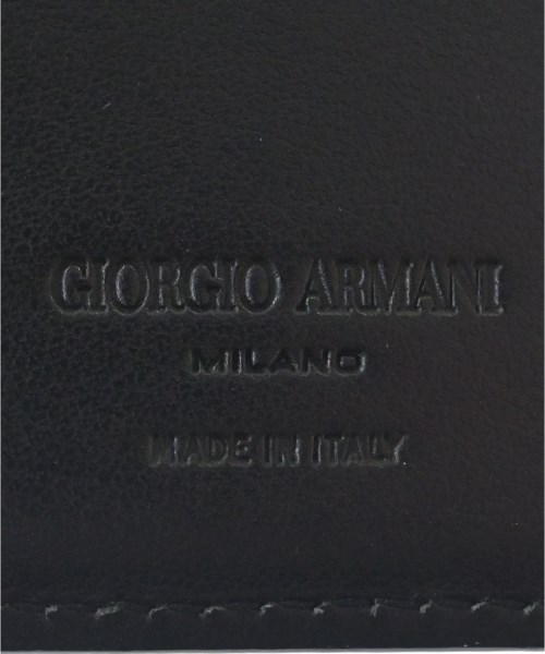 GIORGIO ARMANI（ジョルジオアルマーニ）財布・コインケース 黒 サイズ:- メンズ/2200704180017