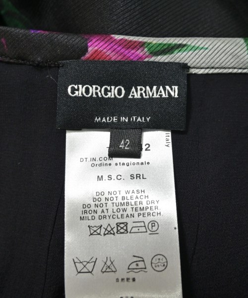 GIORGIO ARMANI（ジョルジオアルマーニ）ミニスカート 黒 サイズ:42(M位) レディース/2200706524161