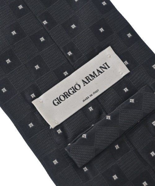 GIORGIO ARMANI（ジョルジオアルマーニ）ネクタイ 黒 サイズ:- メンズ/2200708071090