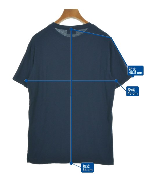 GIORGIO ARMANI（ジョルジオアルマーニ）Tシャツ・カットソー 紺 サイズ:48(L位) メンズ/2200708993019