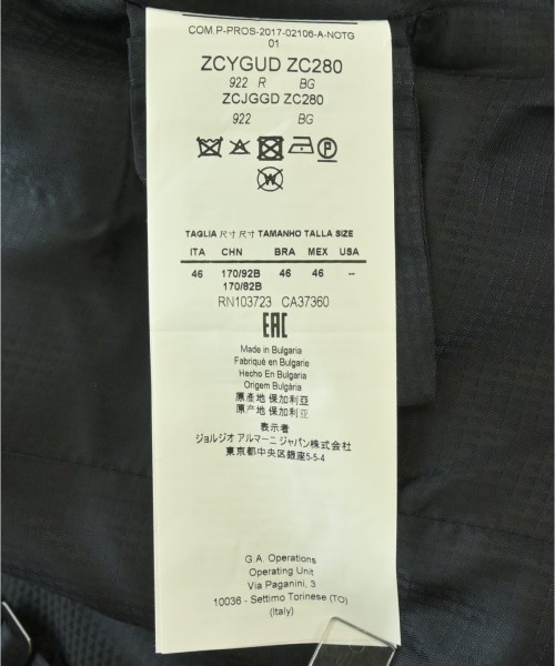 GIORGIO ARMANI（ジョルジオアルマーニ）カジュアルシャツ 黒 サイズ:46(M位) メンズ/2200707138060