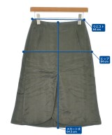 GIORGIO ARMANI（ジョルジオアルマーニ）ひざ丈スカート グレー サイズ:36(XS位) レディース/2200709980193