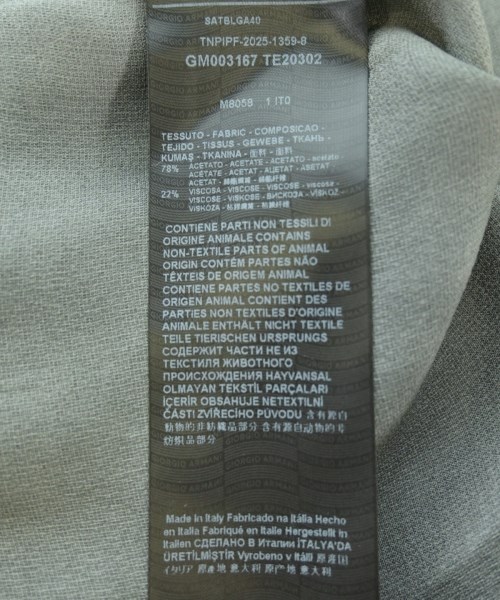 GIORGIO ARMANI（ジョルジオアルマーニ）カジュアルシャツ グレー サイズ:43(XXL位) メンズ/2200662547037