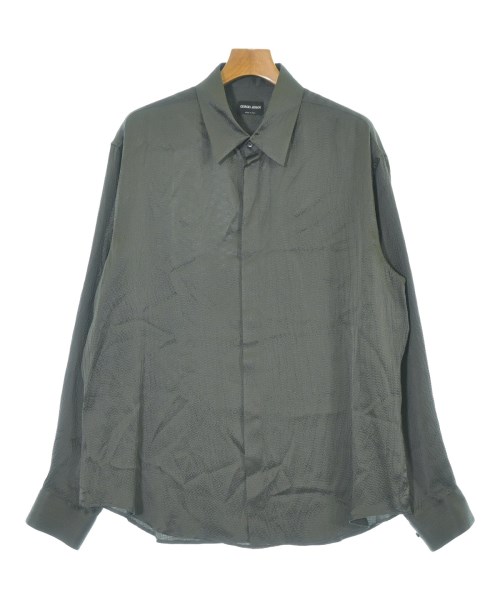 GIORGIO ARMANI(ジョルジオアルマーニ)カジュアルシャツ グレー サイズ:43(XXL位)/2200662547044