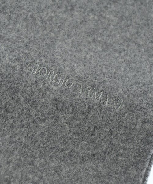 GIORGIO ARMANI（ジョルジオアルマーニ）マフラー グレー サイズ:- メンズ/2200658319099