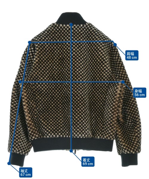 GIORGIO ARMANI（ジョルジオアルマーニ）ブルゾン 黒 サイズ:48(L位) メンズ/2200664643010