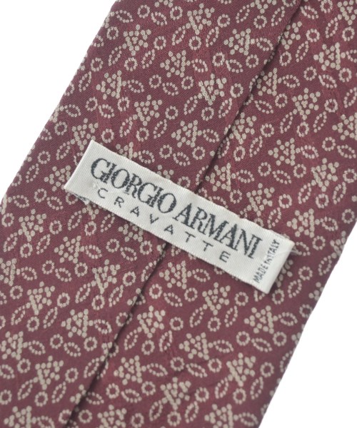 GIORGIO ARMANI（ジョルジオアルマーニ）ネクタイ 赤 サイズ:- メンズ/2200664985035