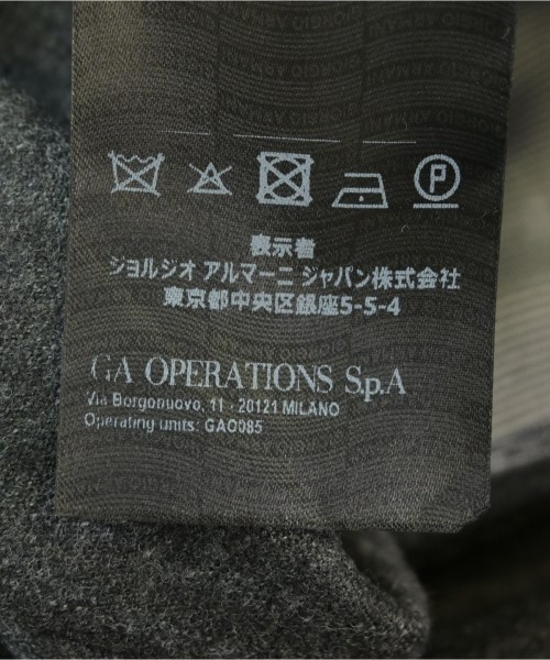 GIORGIO ARMANI（ジョルジオアルマーニ）ビジネス グレー サイズ:56/56(XXL位) メンズ/2200661596098