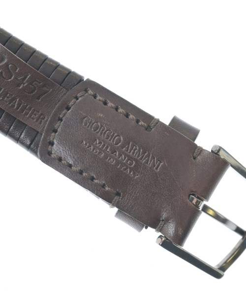 GIORGIO ARMANI（ジョルジオアルマーニ）ベルト 茶 サイズ:85 メンズ/2200661596319