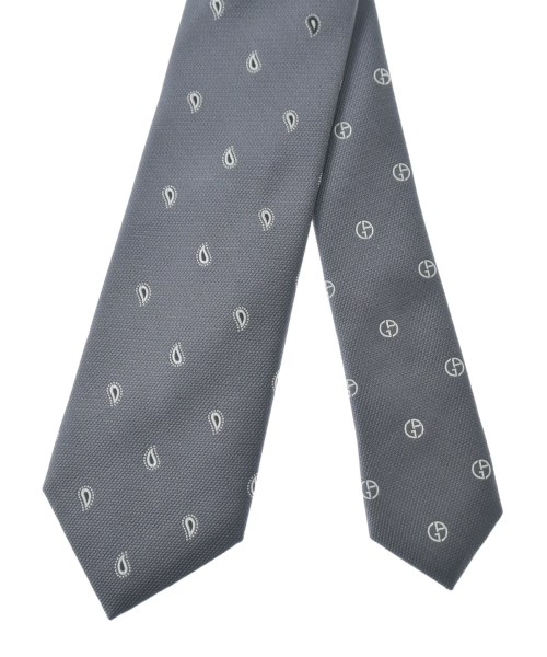 GIORGIO ARMANI（ジョルジオアルマーニ）ネクタイ グレー サイズ:- メンズ/2200661596357