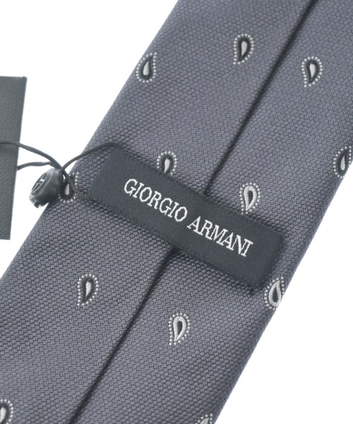 GIORGIO ARMANI（ジョルジオアルマーニ）ネクタイ グレー サイズ:- メンズ/2200661596357