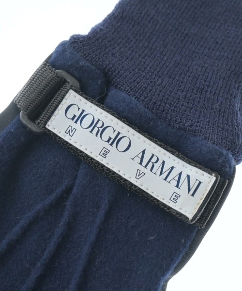 GIORGIO ARMANI（ジョルジオアルマーニ）手袋 青 サイズ:- メンズ/2200663116225