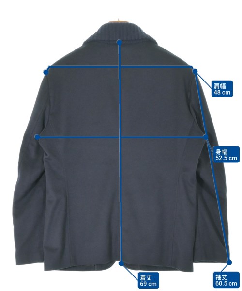 GIORGIO ARMANI（ジョルジオアルマーニ）テーラードジャケット 紺 サイズ:52(XL位) メンズ/2200665406027